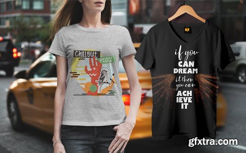 Trendy Edition T-Shirt Designs Bundle 99xPSD