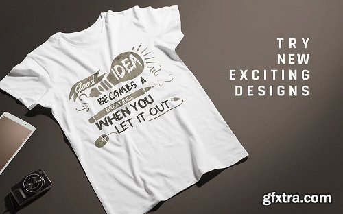Trendy Edition T-Shirt Designs Bundle 99xPSD