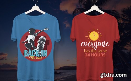 Trendy Edition T-Shirt Designs Bundle 99xPSD