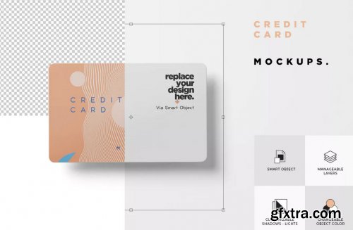 5 Credit Card Mockups
