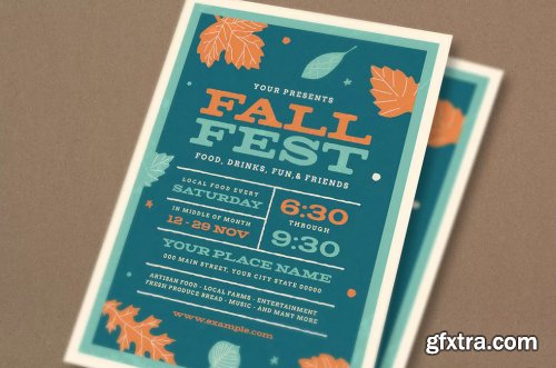 Fall Festival Event Flyer