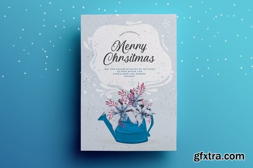 Winter Christmas Greeting Card