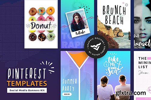 Modern Pinterest Post Template Modern Pinterest Post Template