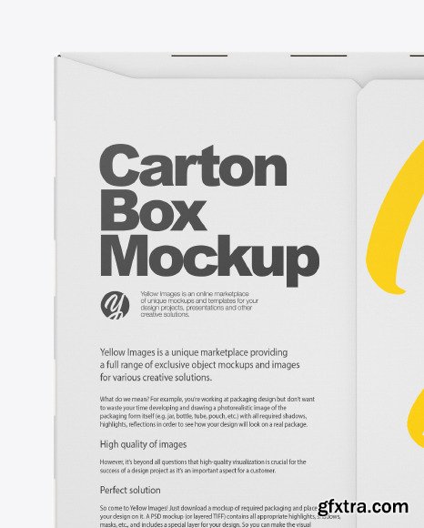 Carton Box Mockup 48253