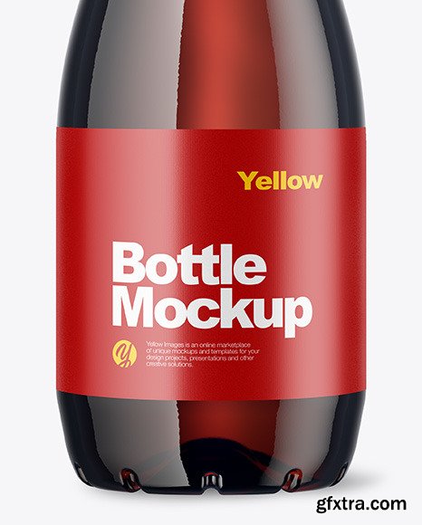 Amber Bottle Mockup 48251