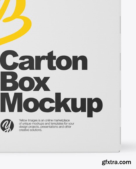 Carton Box Mockup 48250