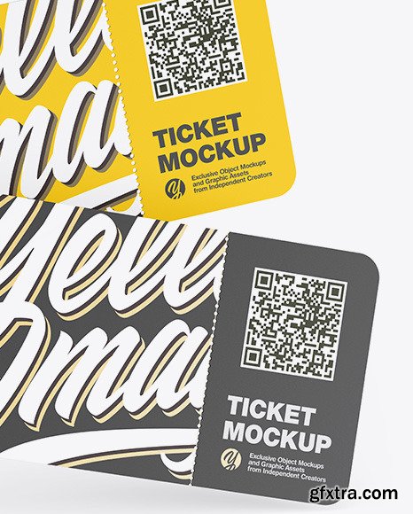 Two Tickets Mockup 48262