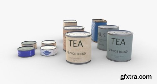 Cgtrader - Australian Combat Rations WWII Low-poly 3D model