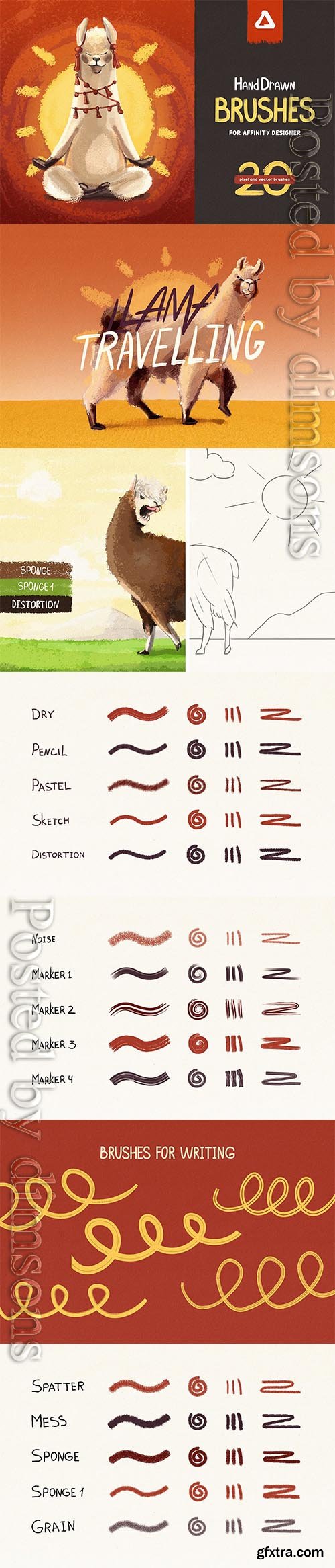 Hand Drawn Brushes for Affinity Designer Hand Drawn Brushes for Affinity Designer