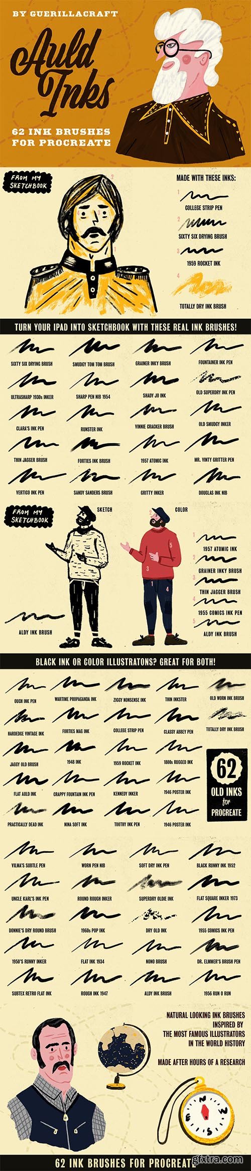 Auld Inks for Procreate Auld Inks for Procreate