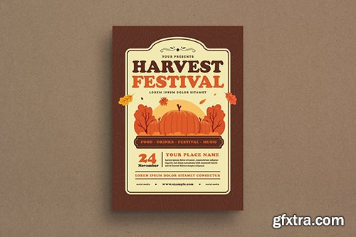 Harvest Festival Event Flyer