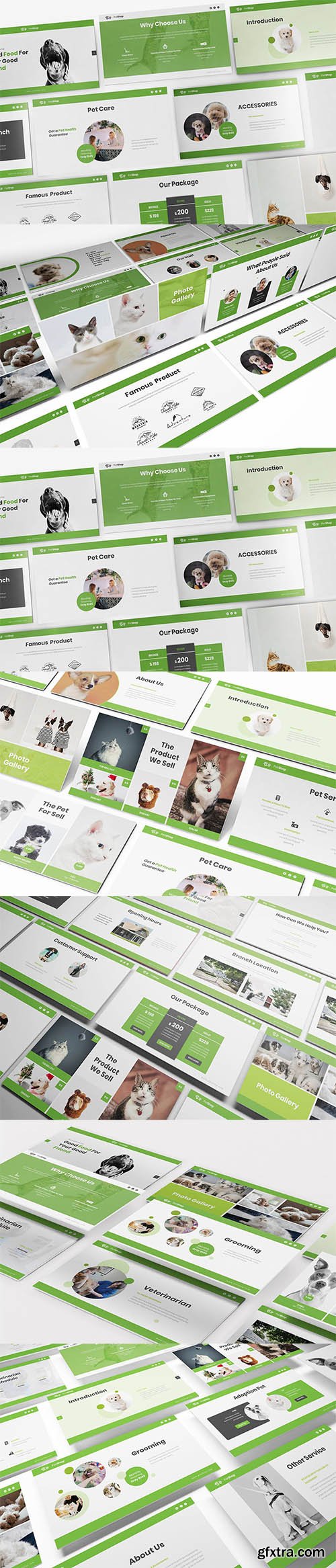 Pet Shop Powerpoint, Keynote and Google Slides Templates