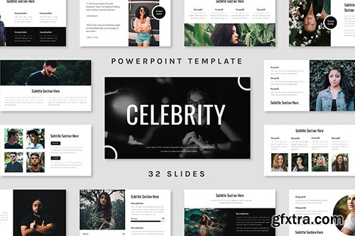 Celebrity - Powerpoint Template Celebrity - Powerpoint Template