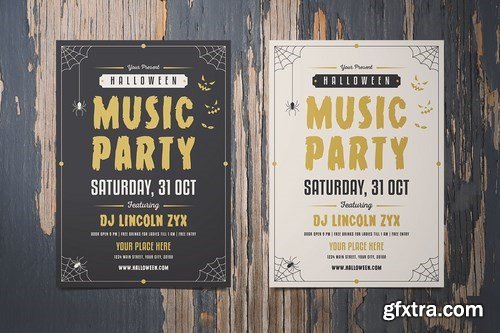 Halloween Music Party Flyer