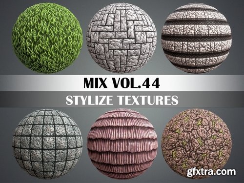 Cgtrader - Stylized Texture Pack - VOL 5 Texture