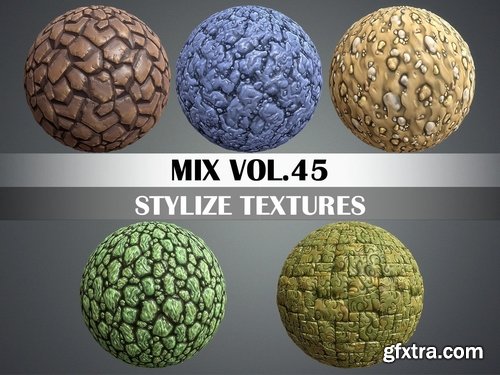 Cgtrader - Stylized Texture Pack - VOL 5 Texture