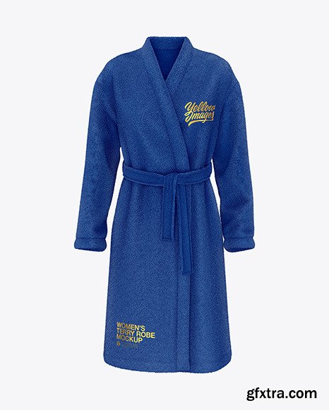 Women\'s Terry Robe Mockup - Front View 48513