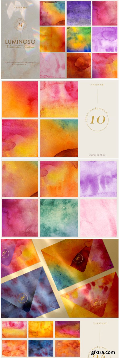 Luminoso Watercolor Textures 1761985