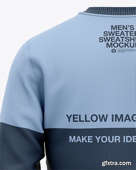 Men\'s Crew Neck Sweatshirt/Sweater Mockup 48621