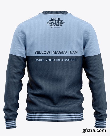 Men\'s Crew Neck Sweatshirt/Sweater Mockup 48621