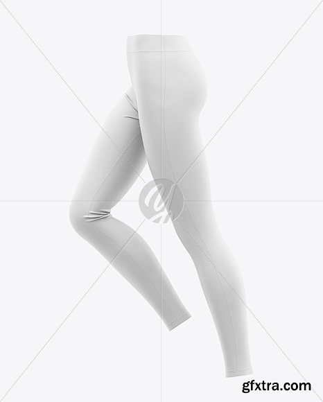 Women’s Leggings Mockup - Side View 48628