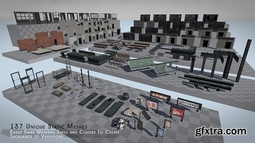 Unreal Engine - Modular Building Set