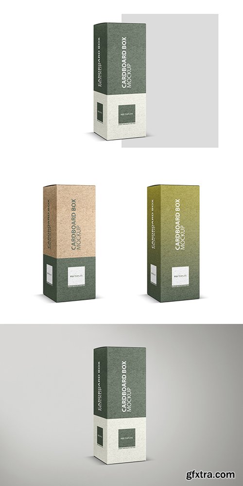 Cardboard Box Mockup 288938941