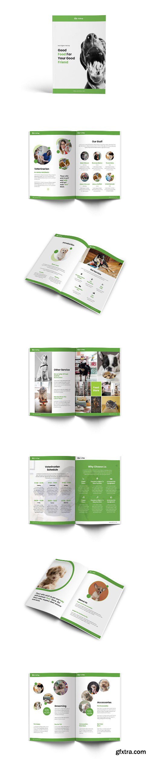 Pet Shop A4 Brochure Template Pet Shop A4 Brochure Template