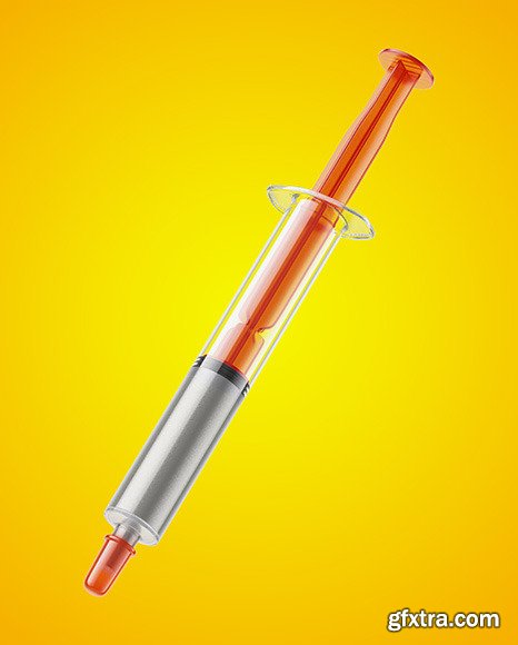 Syringe with Solid Filling and Transparent Plunger 48701
