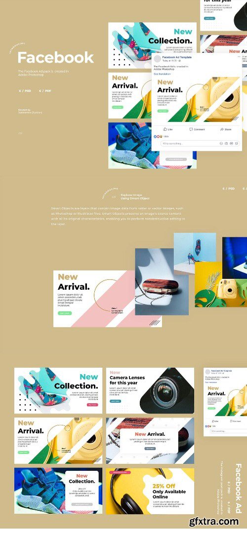 Facebook Ad Template Vol.5 Facebook Ad Template Vol.5