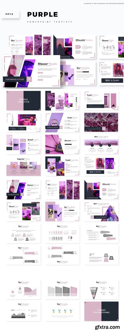 Purple - Powerpoint Template Purple - Powerpoint Template