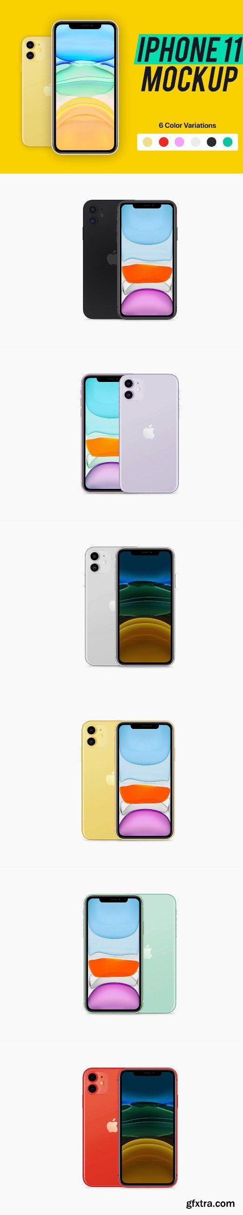 iPhone 11 Mockup iPhone 11 Mockup