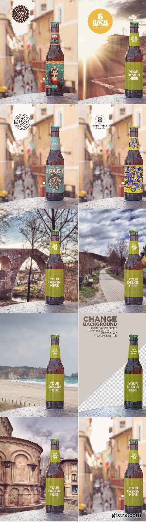 Vertical Beer Mockup