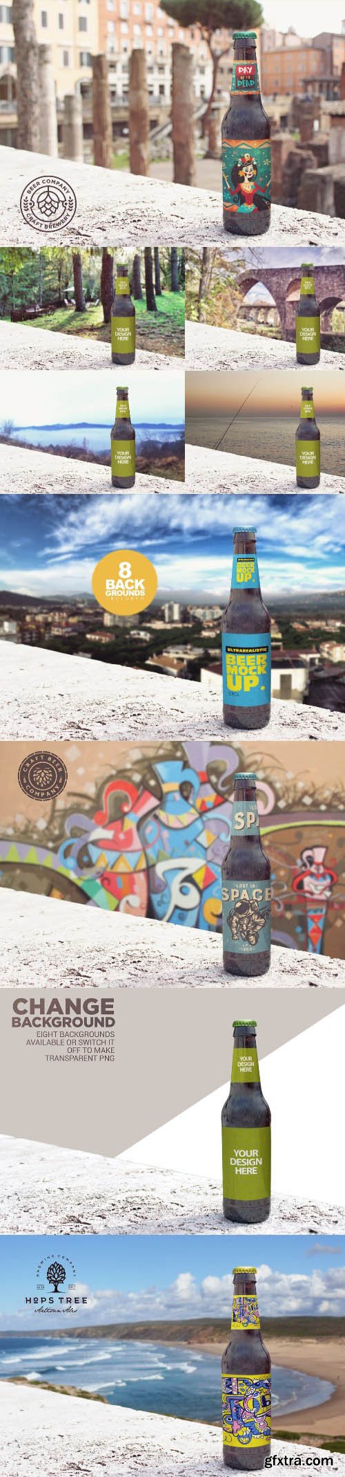 Backgrounds Beer Bottle Mockup Backgrounds Beer Bottle Mockup