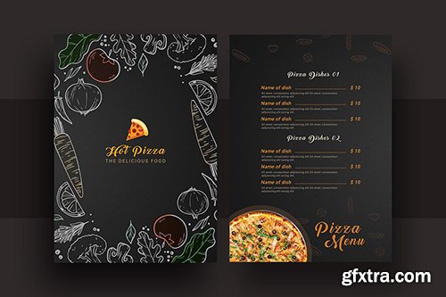 Pizza Food Menu Flyer Template Pizza Food Menu Flyer Template