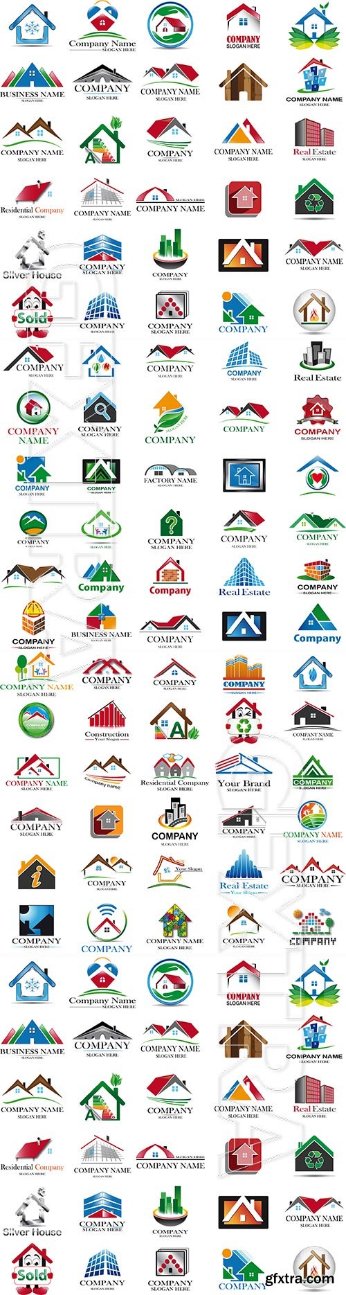 House logo and icon set project