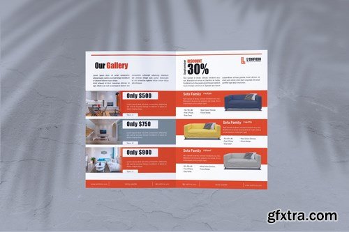 Furniture and Interior Design - Bifold Brochure