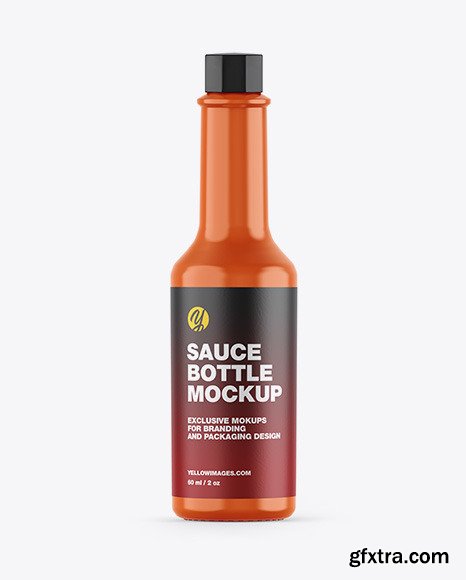 Download Free Hot Sauce Bottle Mockup Yellowimages Mockups