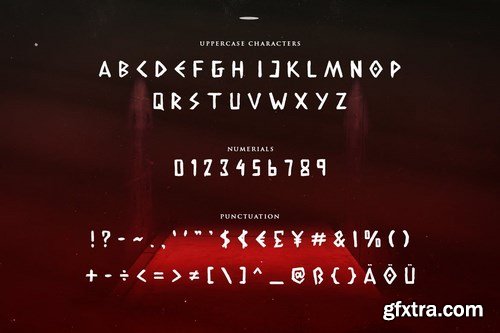 Exorcist - Horror Display Typeface
