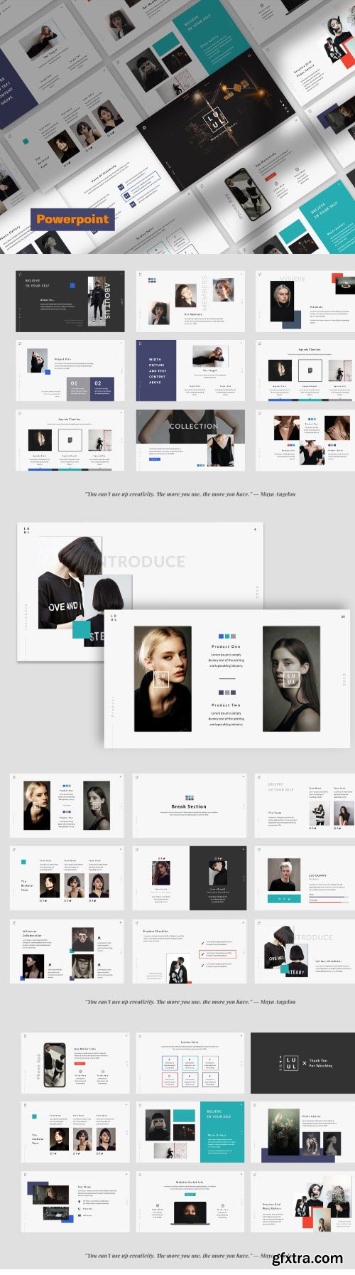 Lulu Business Powerpoint, Keynote and Google Slides Lulu Business Powerpoint, Keynote and Google Slides