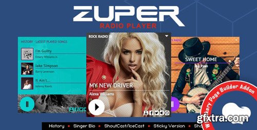 CodeCanyon - Zuper - Shoutcast and Icecast Radio Player With History - Addon For for WPBakery Page Builder v2.1 - 23047753 CodeCanyon - Zuper - Shoutcast and Icecast Radio Player With History - Addon For for WPBakery Page Builder v2.1 - 23047753