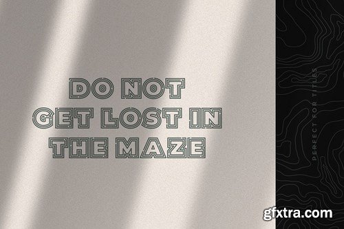 Geo - Multiline Display Font