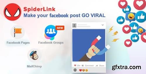 CodeCanyon - Facebook SpiderLink v2.5 - Make Your Facebook Post GO VIRAL - 20479174
