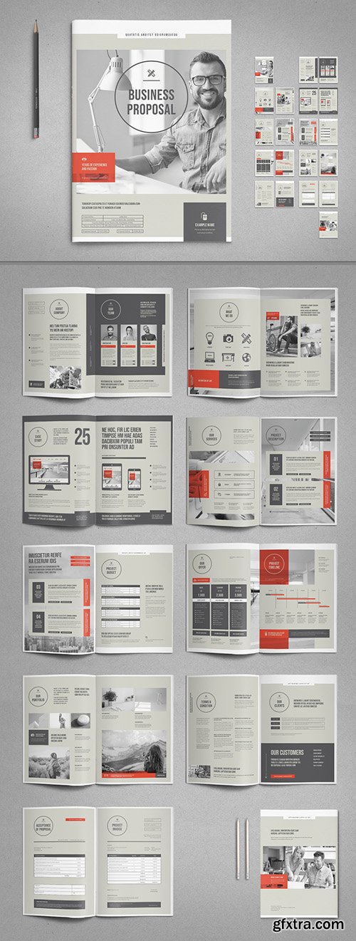 Gray and Tan Proposal with Red Accents 272884286 Gray and Tan Proposal with Red Accents 272884286