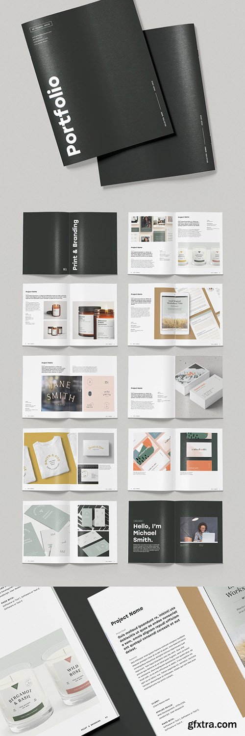 Minimalist Portfolio Brochure Layout with Bold Typography 279028563 Minimalist Portfolio Brochure Layout with Bold Typography 279028563