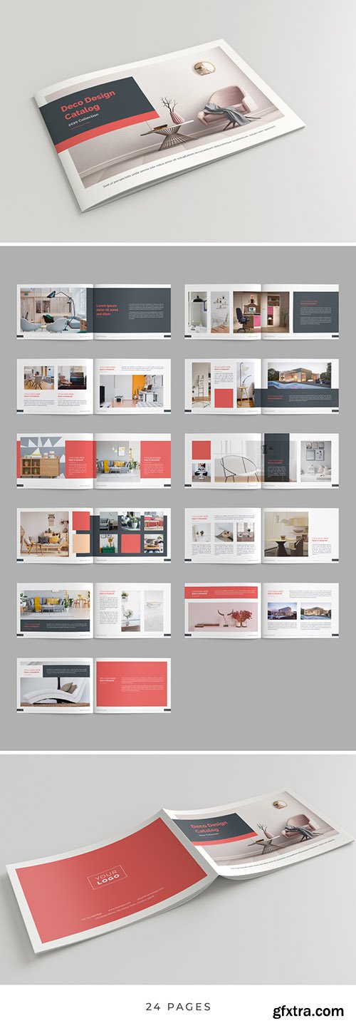 Product Catalog Layout with Red Accents 279210471 Product Catalog Layout with Red Accents 279210471