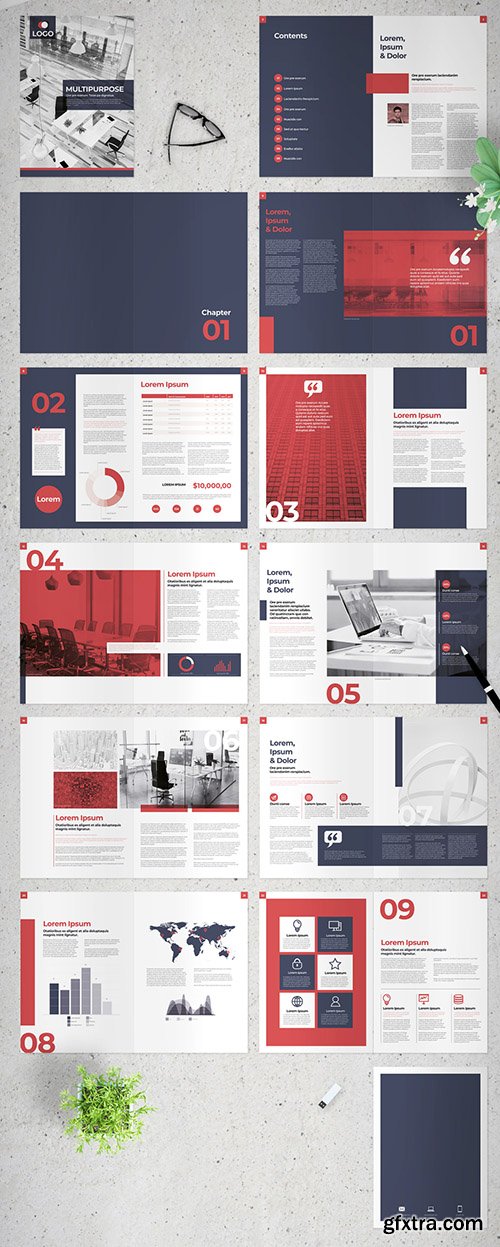 Presentation Brochure Layout with Navy and Red Elements 279395073 Presentation Brochure Layout with Navy and Red Elements 279395073