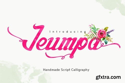 Jeumpa - Beautiful Script Font Logotype