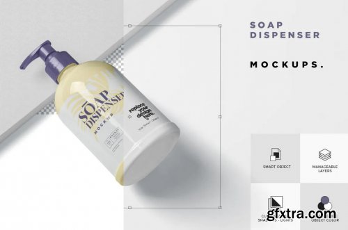 Soap Dispenser Mockup - Big Size