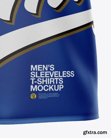 Men\'s Sleeveless Shirt Mockup 49811